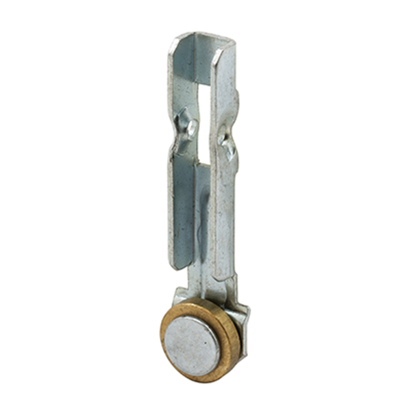 Prime-Line Roller Assembly, 1/2 in. Brass Flat Roller, for Academy, IWC and A-1 Aluminum Windows 2 Pack G 3156